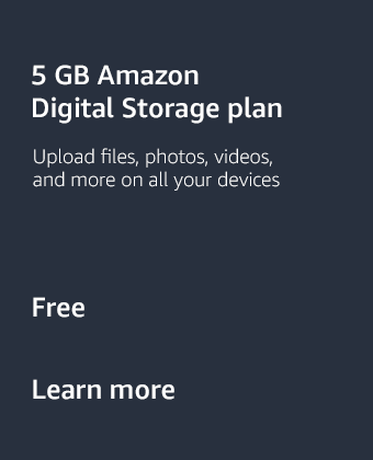 5 GB Amazon Digital Storage Plan