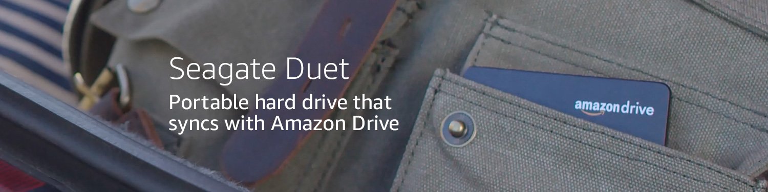 Seagate Duet, portable hard drive that syncs with Amazon Drive