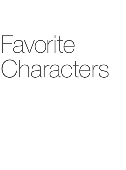 Favorite Characters