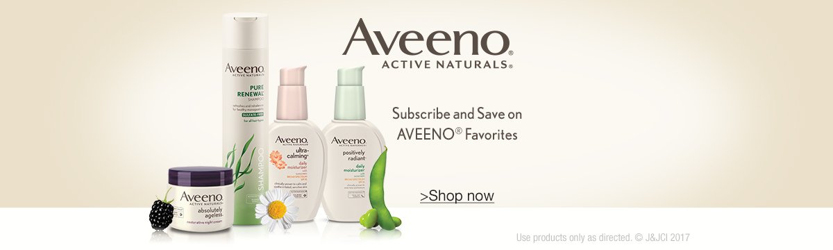 Subscribe & Save on Aveeno Favorites