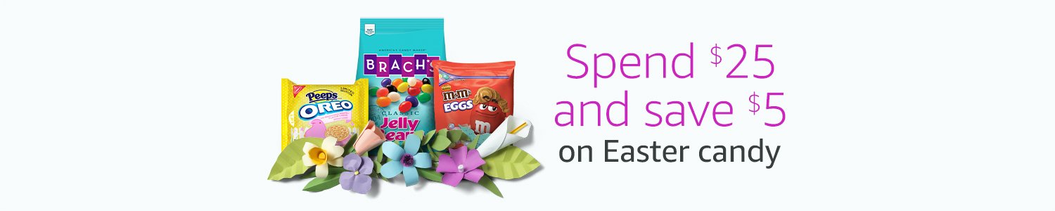 Spend $25 & Save $5 on Easter Candy