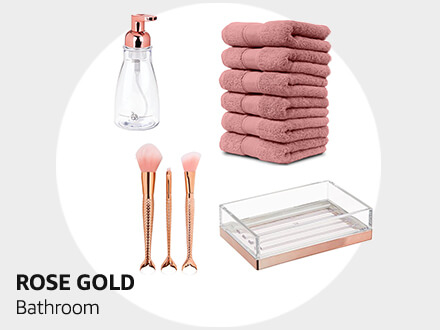 Rose Gold Bathroom