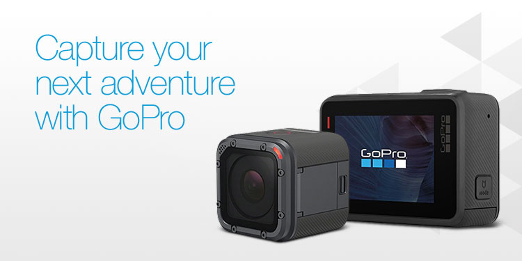Capture your next adventure with GoPro