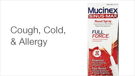 Cough, Cold, &amp; Allergy