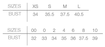 Outerwear Measurements