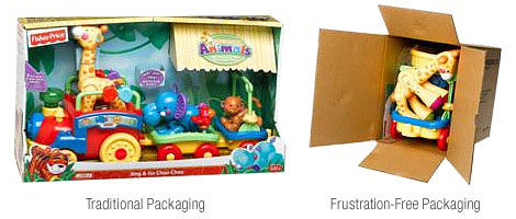 Image of frustration free packaging.