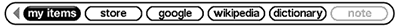 Illustration of internet search options for Kindle Basic Web