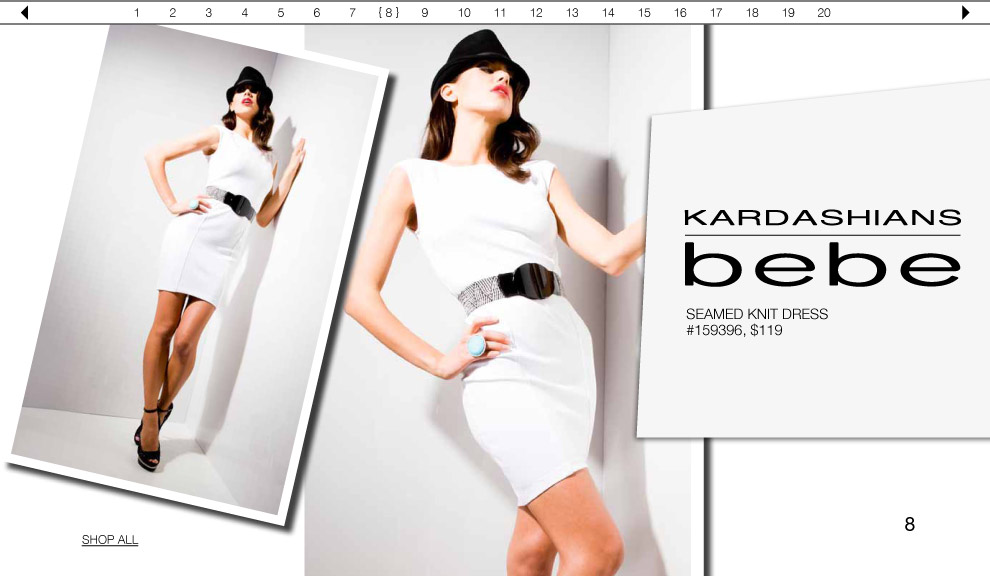 Kardashians by bebe Seamed Knit Dress
