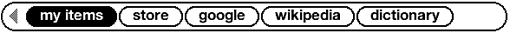 Illustration of search options available on Kindle