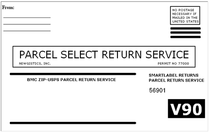 Sample USPS Label