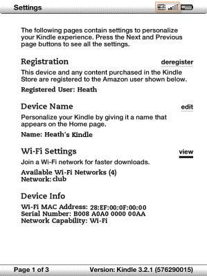 Illustration of Settings page