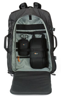 lowepro s&f transport duffle backpack
