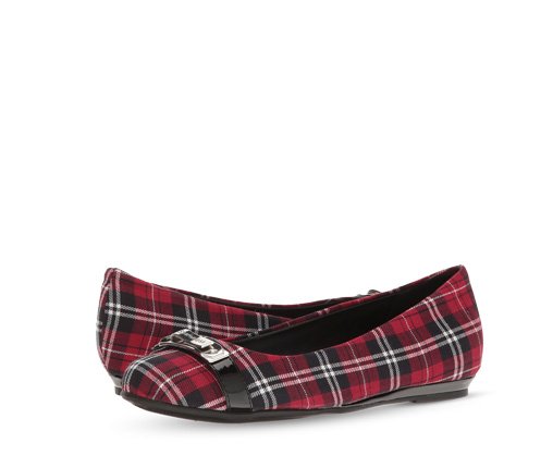 B 1/1 - Plaid G by GUESS Flats