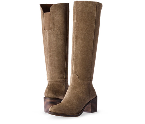 B 1/2 - Tan Lucky Brand Tall Boot