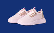 girls pink sneaker
