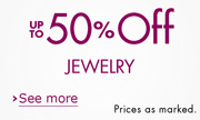 Up to 50% off Jewelry
