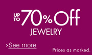Up to 70% Off Jewelry