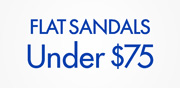 Flat Sandals under $75
