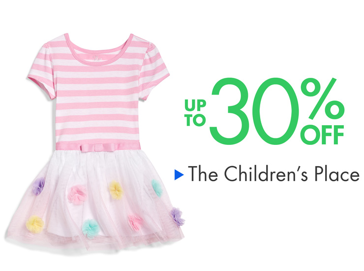 Up to 30 Off The Children's Place