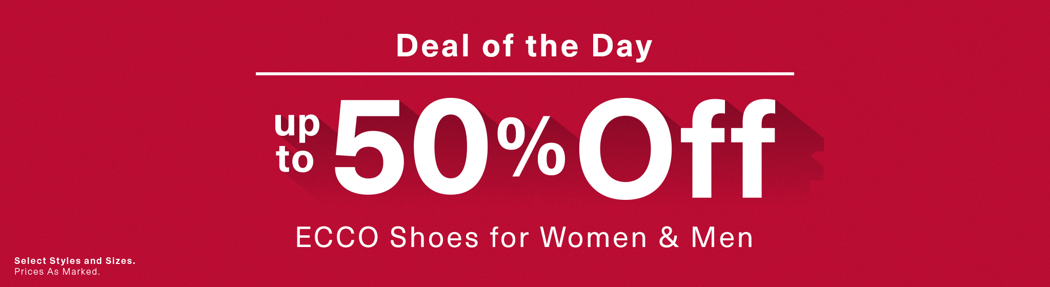 Save Up To 50% OFF on ECCO Shoes for Women & Men