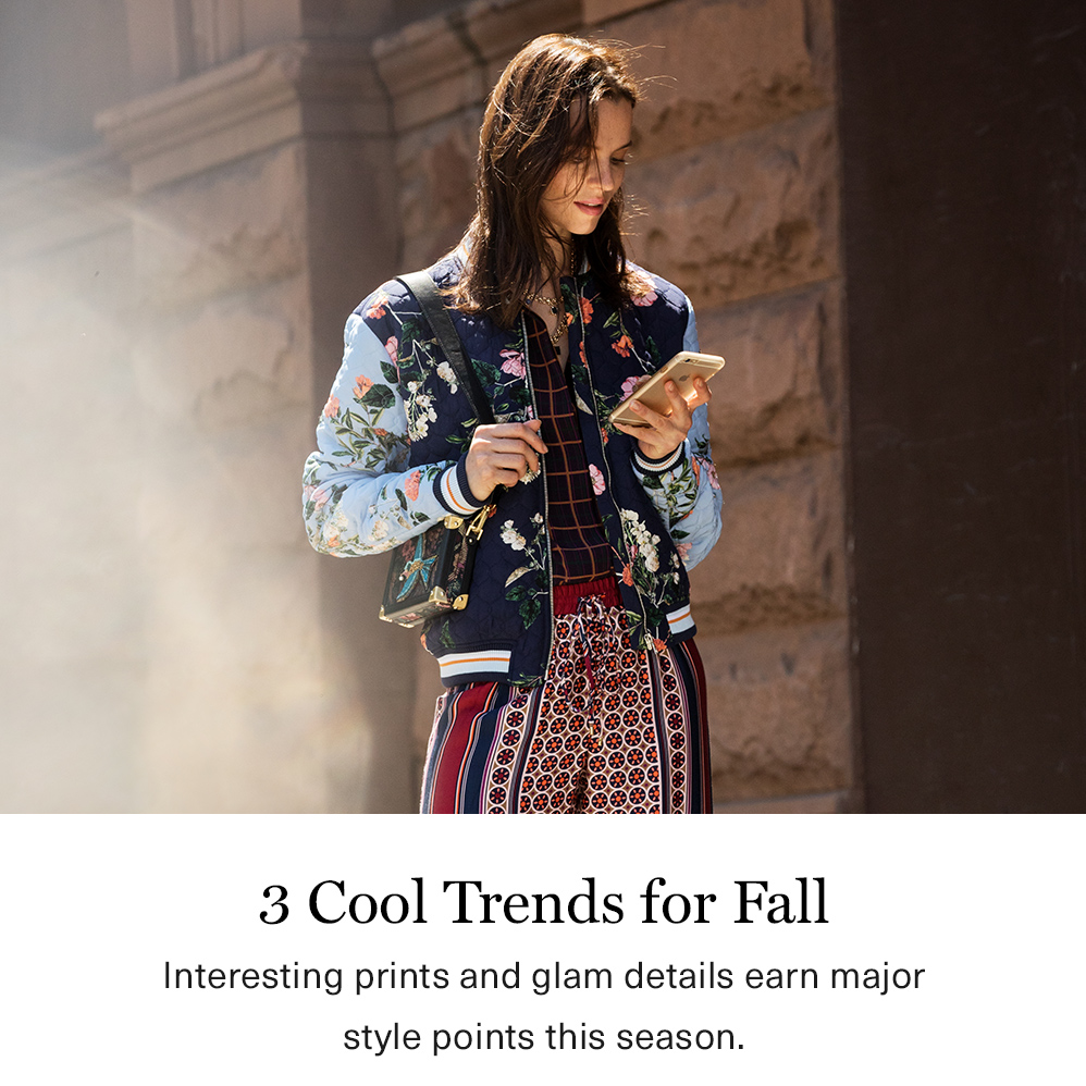 3 Cool Trends for Fall