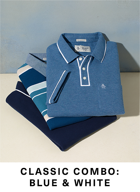 Classic Combo: Blue & White