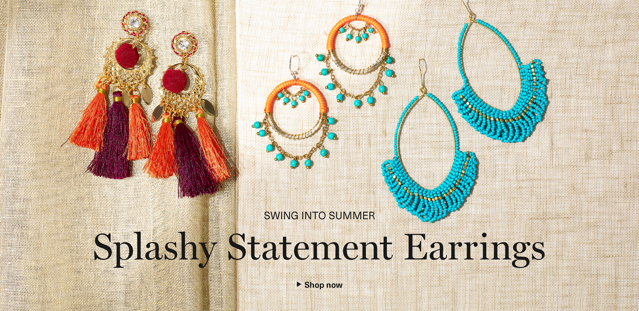 Splashy Statement Earrings
