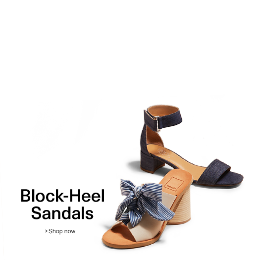 Women's block-heel sandals