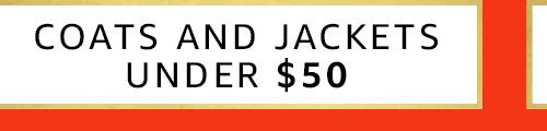 Coats & Jackets under $50
