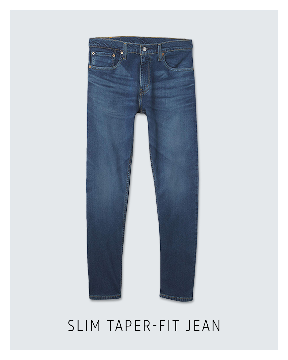 Slim taper-fit jean
