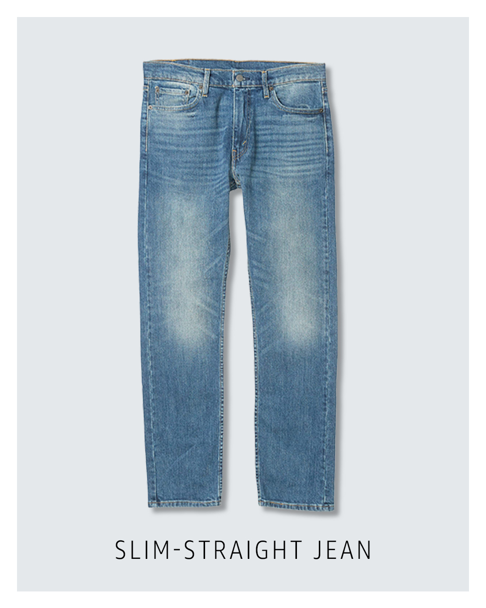 Slim-straight jean
