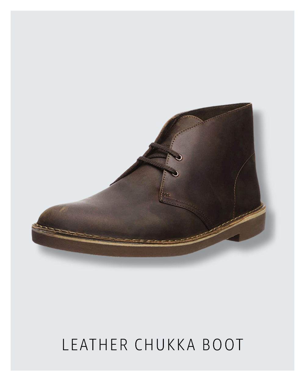 Leather chukka boot