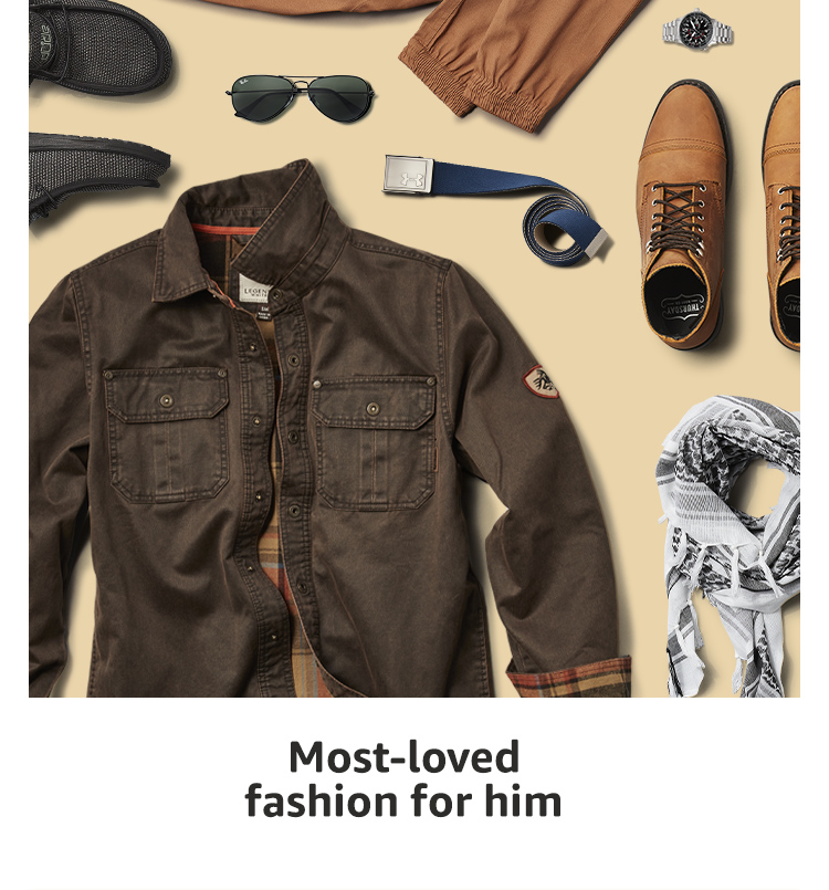 Customers' most-loved styles for him