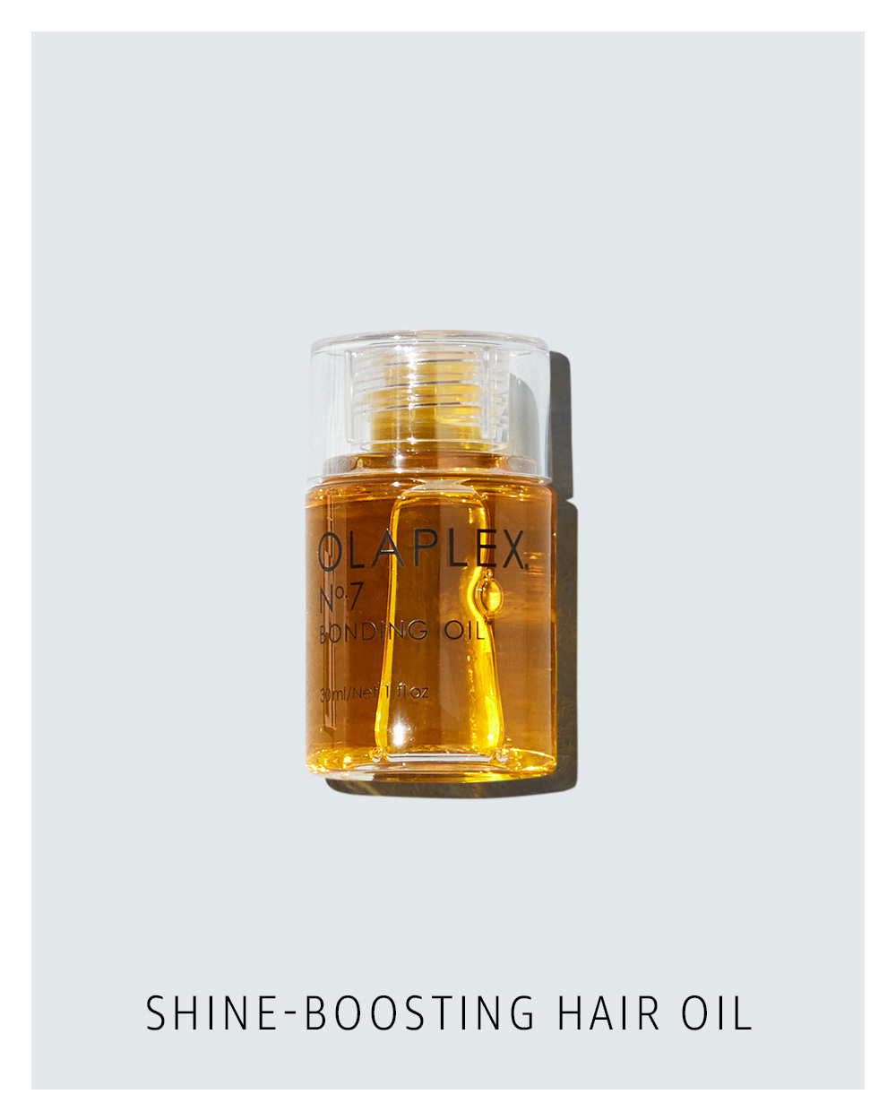 Shine-boosting hair oil