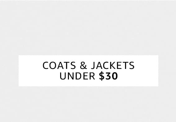 Coats and jackets under $50