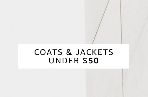 Coats & Jackets Under $50