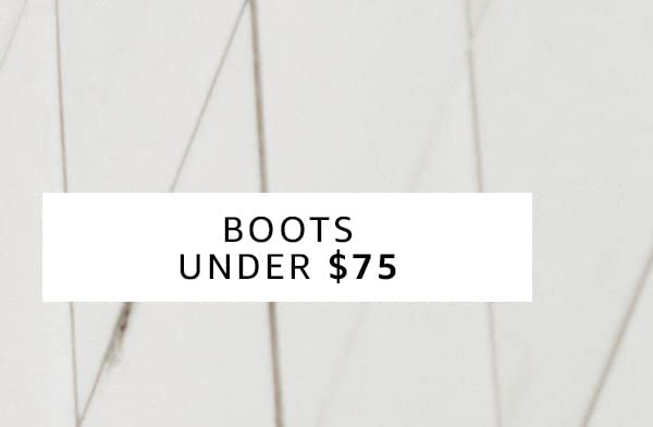 Boots under $75
