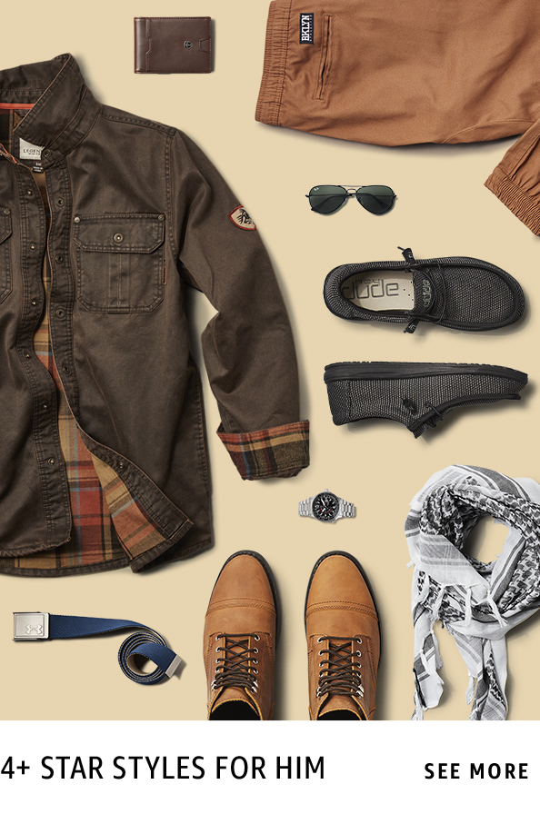 4+ Star Styles For Him