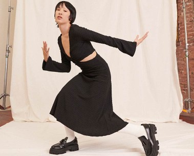 Stylish midi dresses for fall