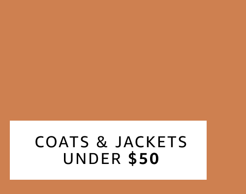Womens: Coats & Jackets under $50