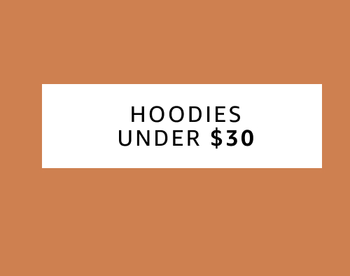 Mens: Hoodies under $30