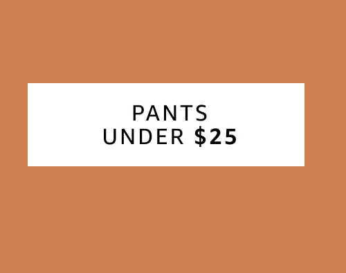 Mens: Pants under $25