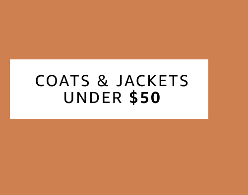 Mens: Coats & Jackets under $50