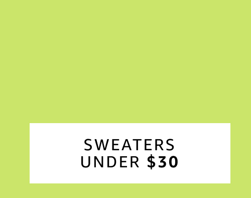 Womens: Sweaters Under $30