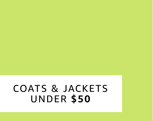 Womens: Coats & Jackets Under $50