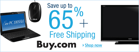 Save Up 65% ++ Free Shipping @ Buy.com