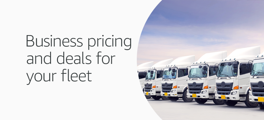 Business pricing and deals for your fleet