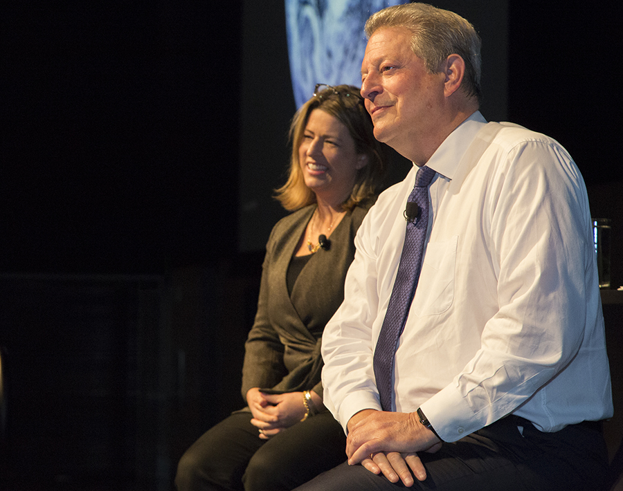 Al Gore and Kara Hurst
