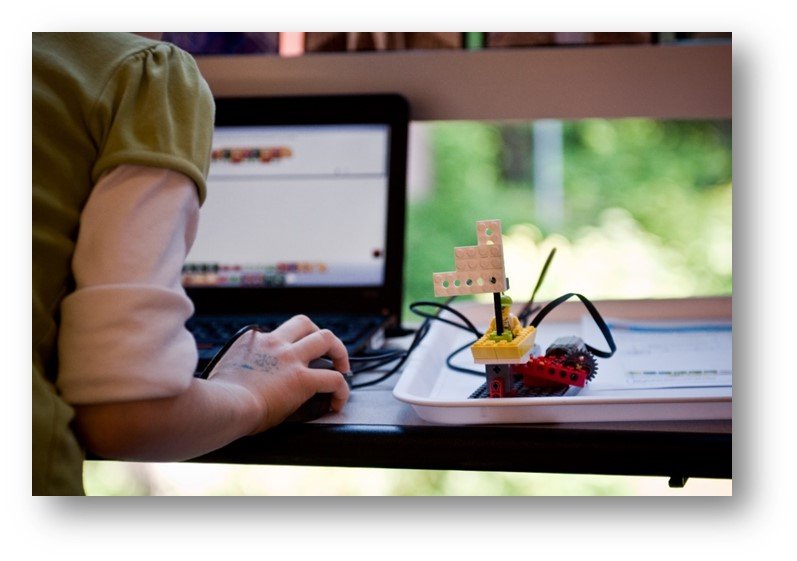 Student learns to code at school