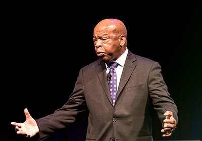 Congressman Lewis at Amazon Fishbowl